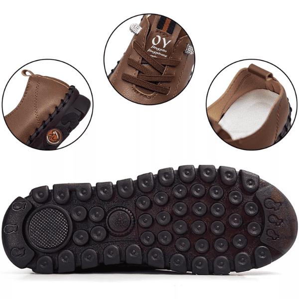 OrthoChic® - Chaussures Orthopédiques Ultra Douces et Flexibles - Cuir de Haute Qualité