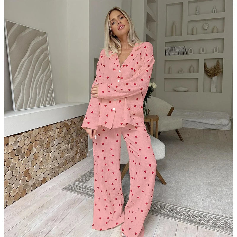 Pijama “Dulce Abrazo” de Algodón