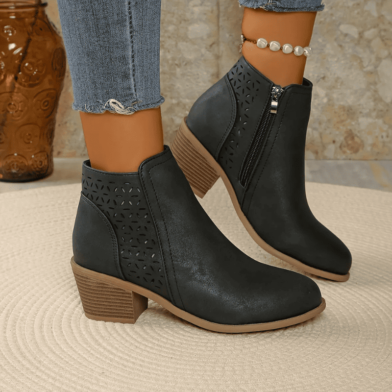 Bota Ortopédica de Cuero para Mujer – Alivio en Cada Paso