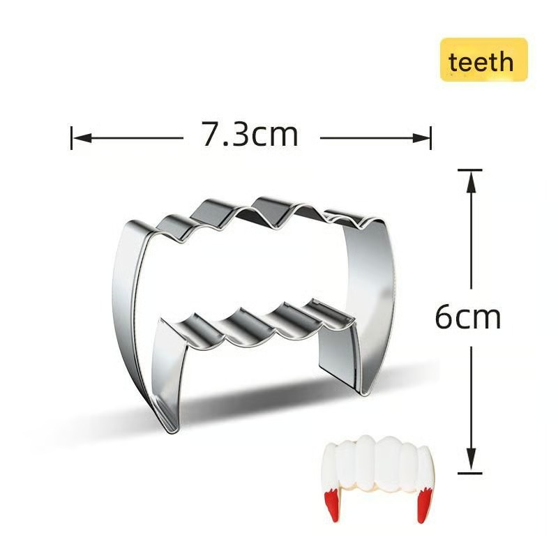 Moldes de Calabaza y Galleta Halloween – Set 7 Piezas Inox