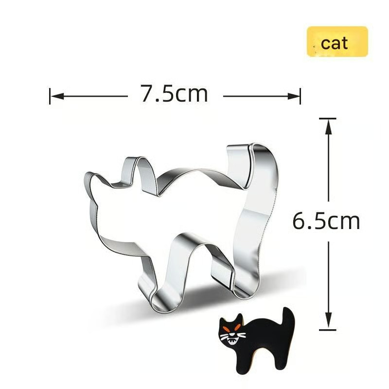 Moldes de Calabaza y Galleta Halloween – Set 7 Piezas Inox