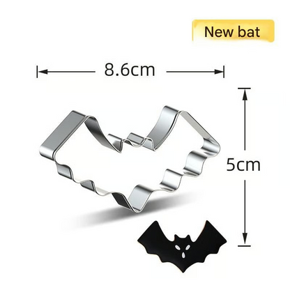 Moldes de Calabaza y Galleta Halloween – Set 7 Piezas Inox