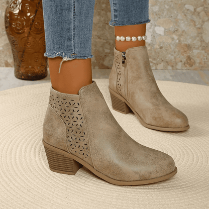 Bota Ortopédica de Cuero para Mujer – Alivio en Cada Paso