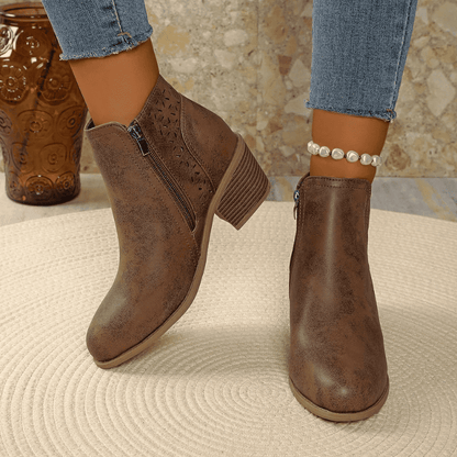Bota Ortopédica de Cuero para Mujer – Alivio en Cada Paso