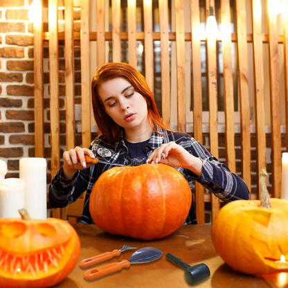 Moldes de Calabaza y Galleta Halloween – Set 7 Piezas Inox