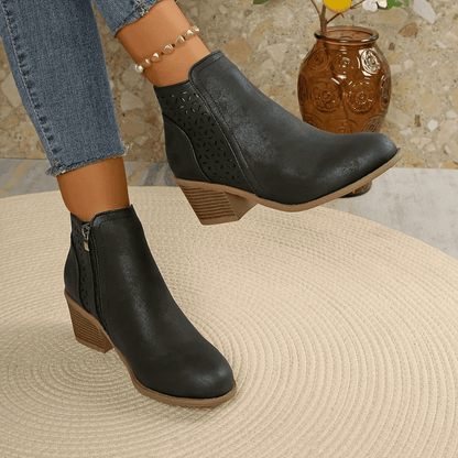 Bota Ortopédica de Cuero para Mujer – Alivio en Cada Paso