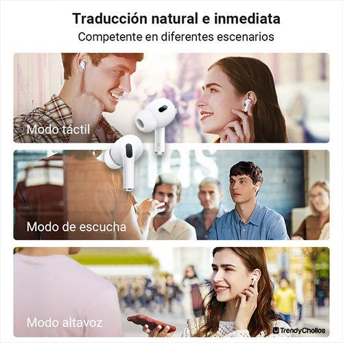 Auriculares Traductores AirPro – Escucha y entiende en cualquier idioma