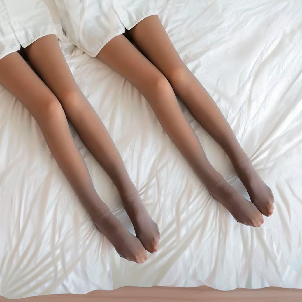 Pantimedia térmica resistente a desgarros con forro polar – Compra 1 y recibe 2 | Promoción de invierno ❄️