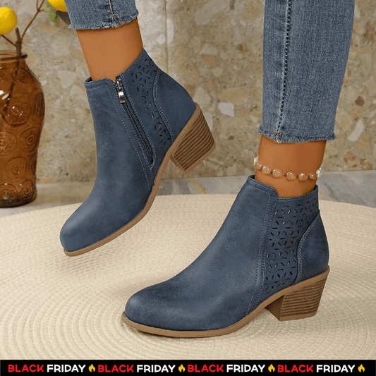 Bota Ortopédica de Cuero para Mujer – Alivio en Cada Paso